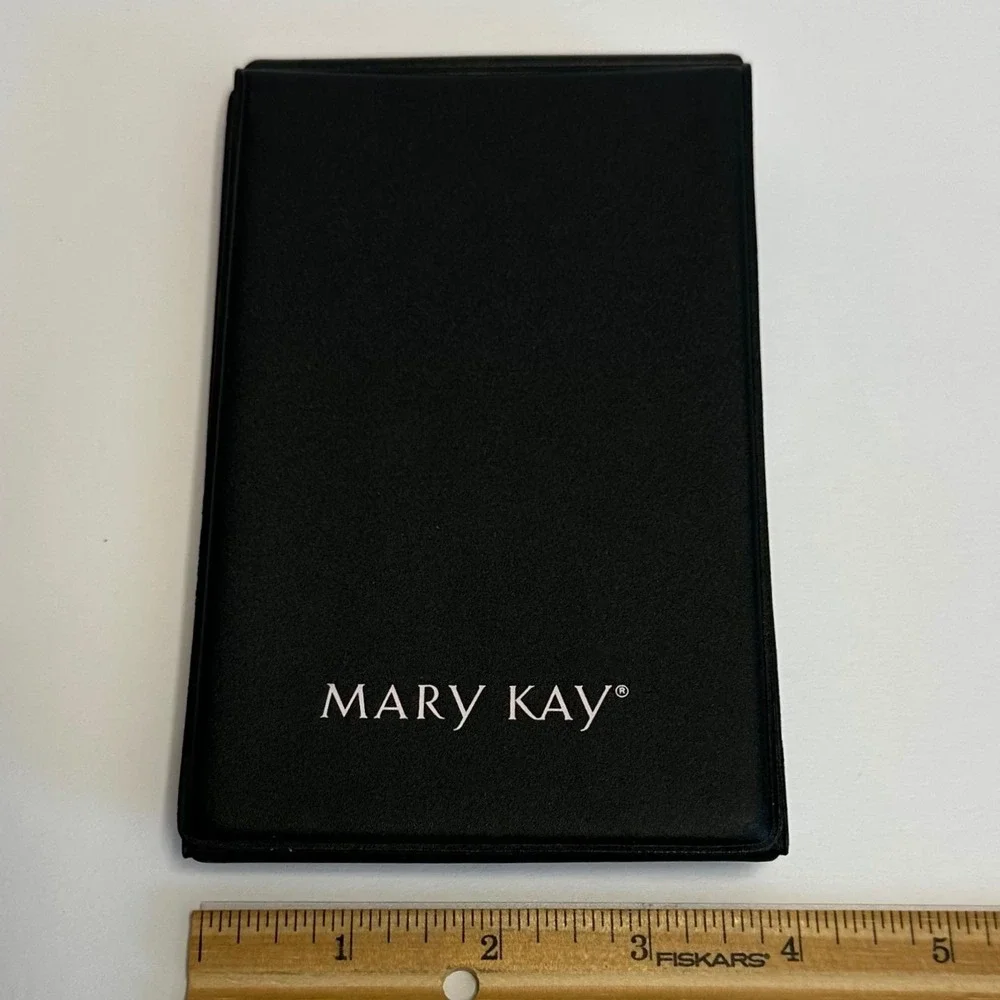 Lot of 5 Mary Kay Tri-Fold Travel Mirror Black Stand Up Compact Portable